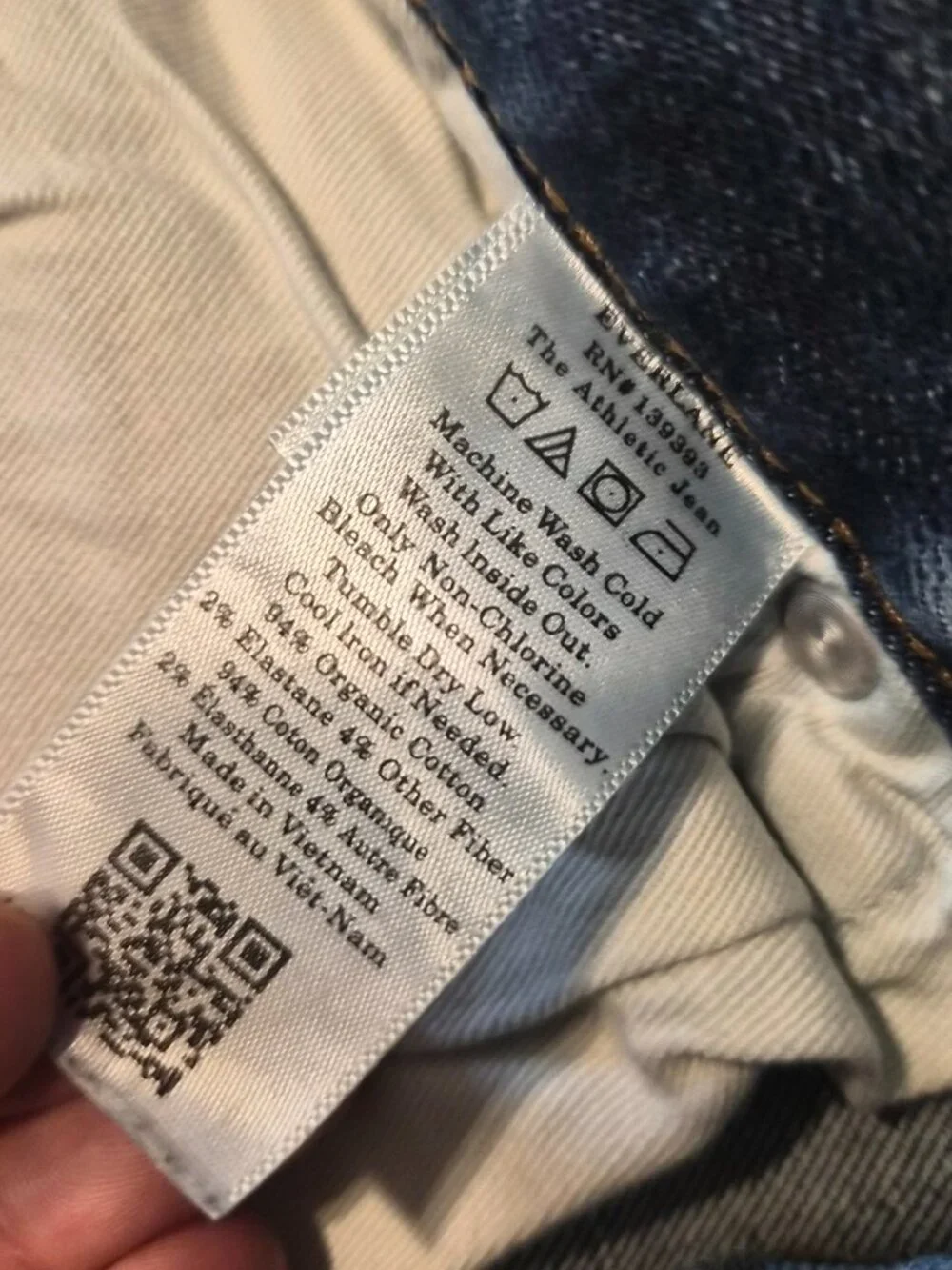 Everlane Uniform Mens Slim 4 Way Stretch Organic Jeans Size 31x32 G766